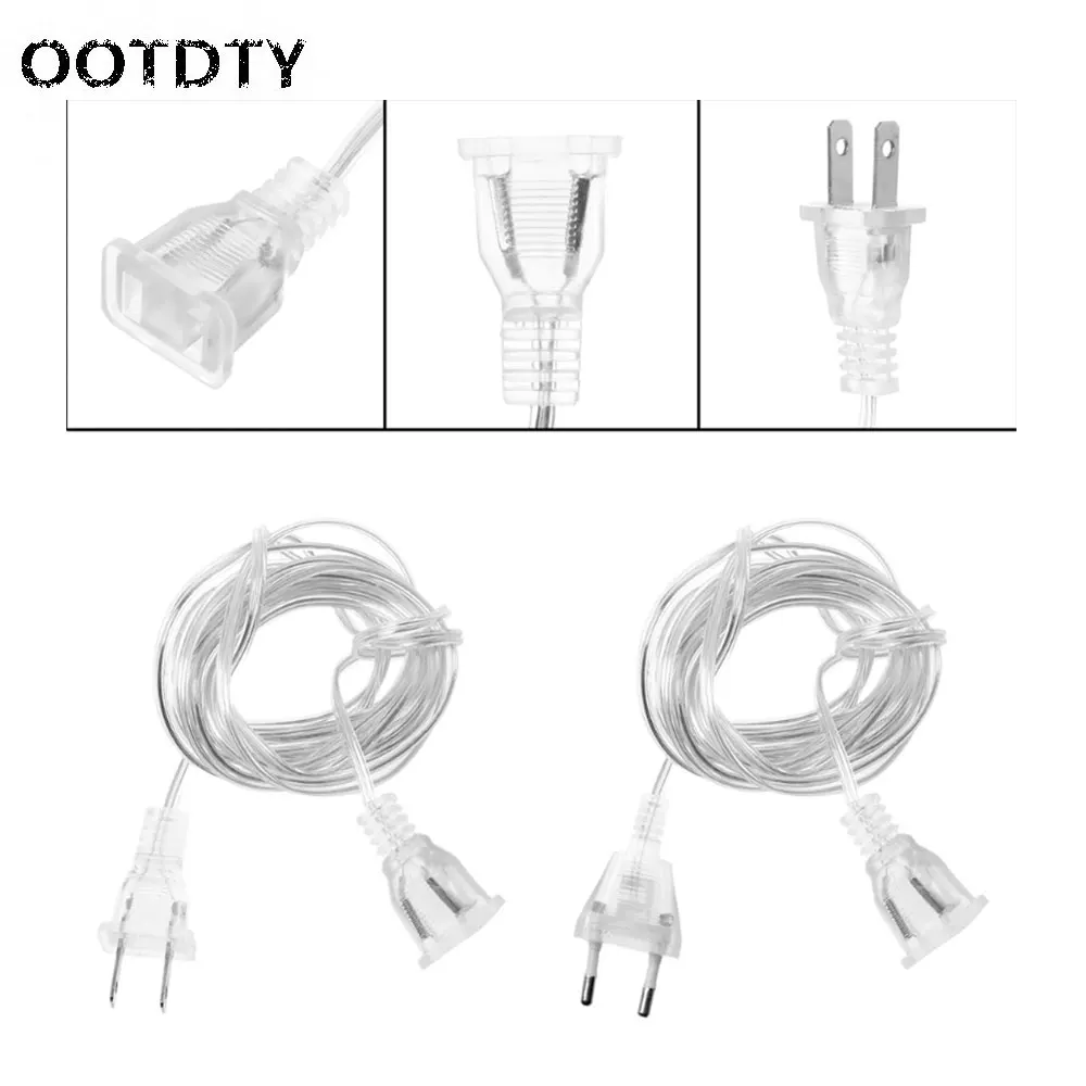 

EU US Plug Male To Female Power Supply Extension Cable For PC Wall Charger LED-PC Friend