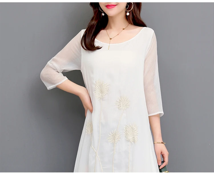 Women Dresses Evening Party Summer Vintage Embroidery Maxi Long Formal Dress Women Elegant Plus Size Vestidos De Novia 2019 2