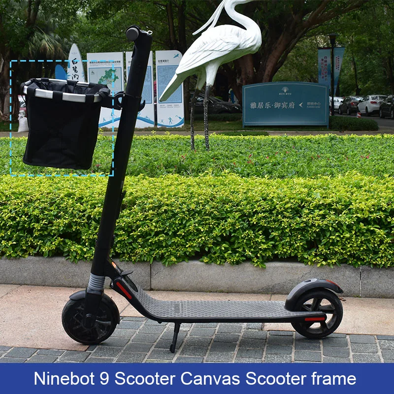 Ninebot Nine Electric Scooter Frame Baskets Shopping Carts Canvas Carts Baskets Vegetable