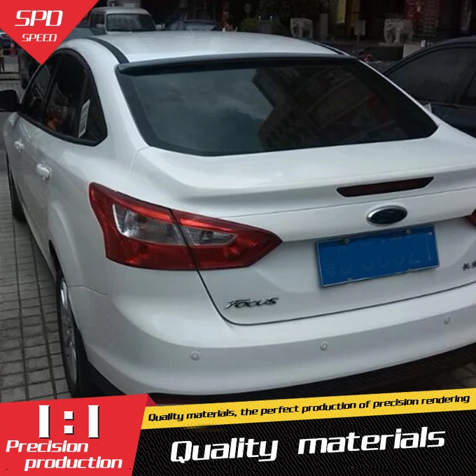 

For Ford Focus Roof Spoiler ABS Material Car Rear Wing Primer Color Rear Spoiler For Ford Focus Roof Spoiler Sedan2006-2013