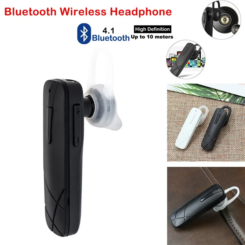 

Wireless Bluetooth 4.1 Earphones Stereo Handsfree Earphone Headset For iPhone Samsung Portable With Mic Earphone #F30OT23