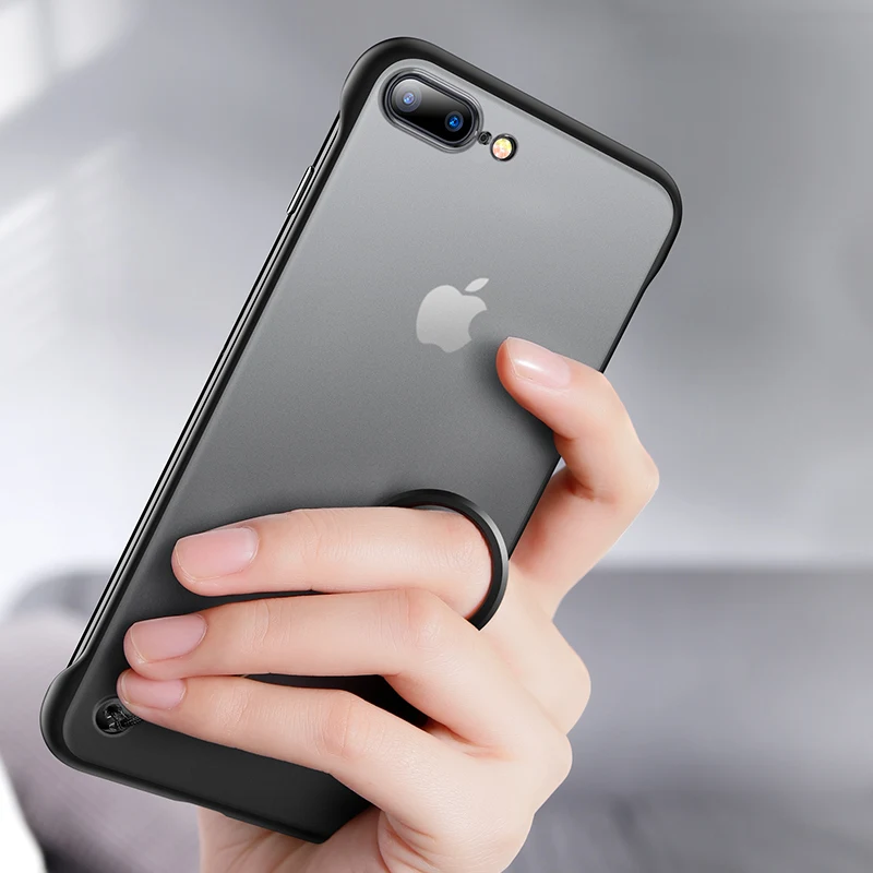 Msvii Frameless Case for iPhone 7 Case Silicone Clear for iPhone 8 Case for iPhone X/6/6S/Xs/Xr Coque 8 Plus Funda Xs Max Cover