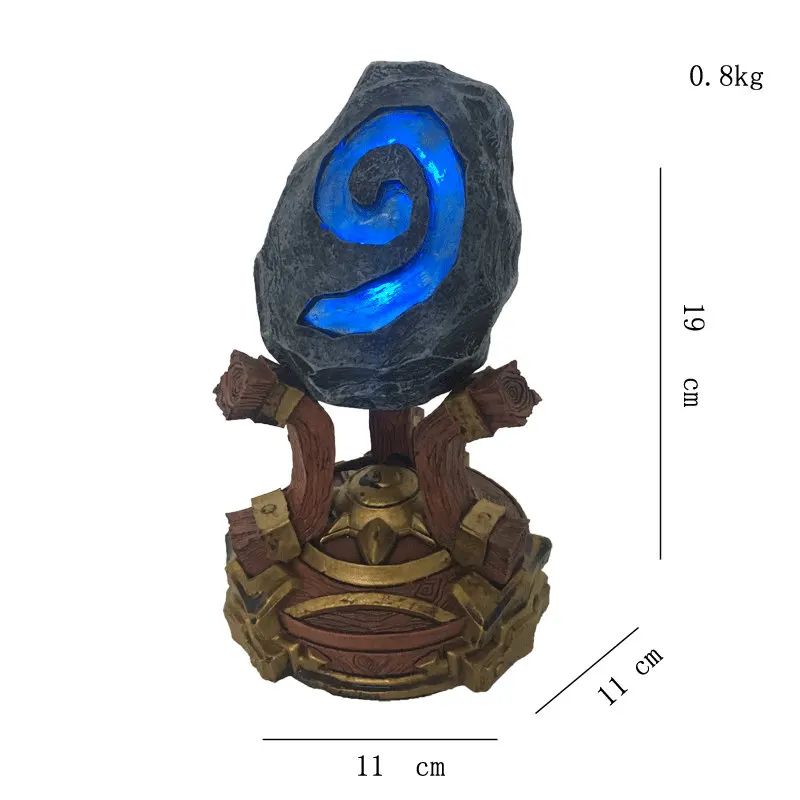 [Забавные] 19 см игры WOW HearthStone с светодиодный светильник движущаяся фигурка