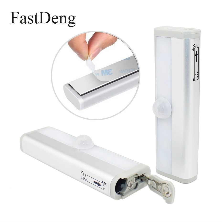 

Wireless LED Cabinet Light PIR Motion Sensor Closet Wall lamp led night light body motion Kitchen Wardrobe Emergency lighting
