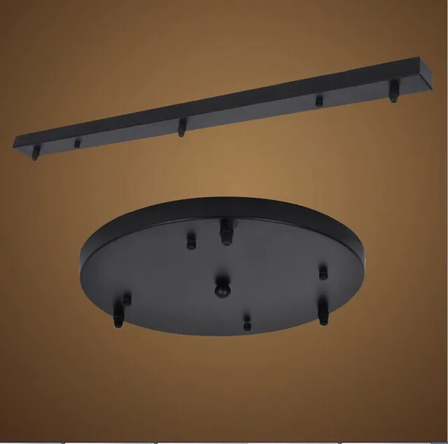 Lamps Chandeliers Base Plate Lighting Accessories Black Or White Round