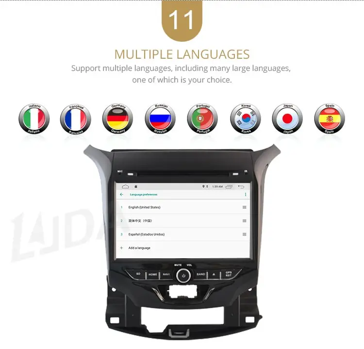 Flash Deal LJDA 2 Din Car Radio Android 9.1 Car DVD Player For Chevrolet Cruze 2015-2018 GPS Navigation Stereo WIFI Multimedia IPS Canbus 13 Flash Deal LJDA 2 Din Car Radio Android 9.1 Car DVD Player For Chevrolet Cruze 2015-2018 GPS Navigation Stereo WIFI Multimedia IPS Canbus 13