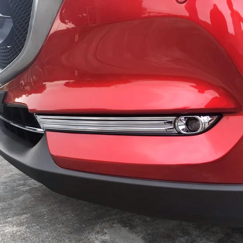 For Mazda CX 5 KF 2017 2018 2019 Chrome Fog Light Lamp Cover Molding