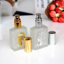 1 шт. 15 мл матовые стеклянные парфюмерные бутылочки пустые распылитель многоразового использования бутылка аромат чехол для путешествий размер портативный