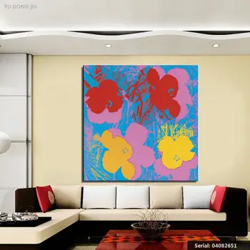 

yu dong jin Andy Warhol Still life Abstract oil Painting Drawing art Spray Unframed Canvas scarf scarf wax picture 04082651