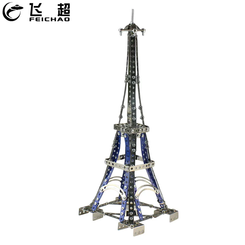 352Pcs Metal Eiffel Tower Model Building Kits Set with Screw Tool