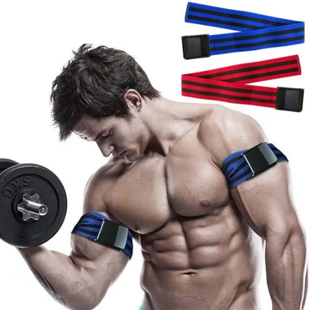 US $7.99 2 Pieces/Set Fitness Gym BFR Bands Arm Muscle Exercise Blood Flow Restriction Occlusion Training Be