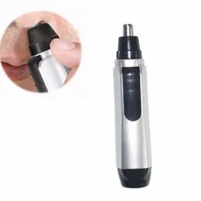 Portable Electric Ear Nose Hair Trimmer Nose Clipper Battery Powered Razor Ear Nose Hair Removal Face Care Shaving Razor for Men