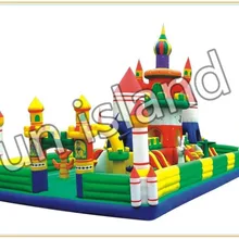Дизайн надувной батут замок, надувные лунные прогулки на продажу