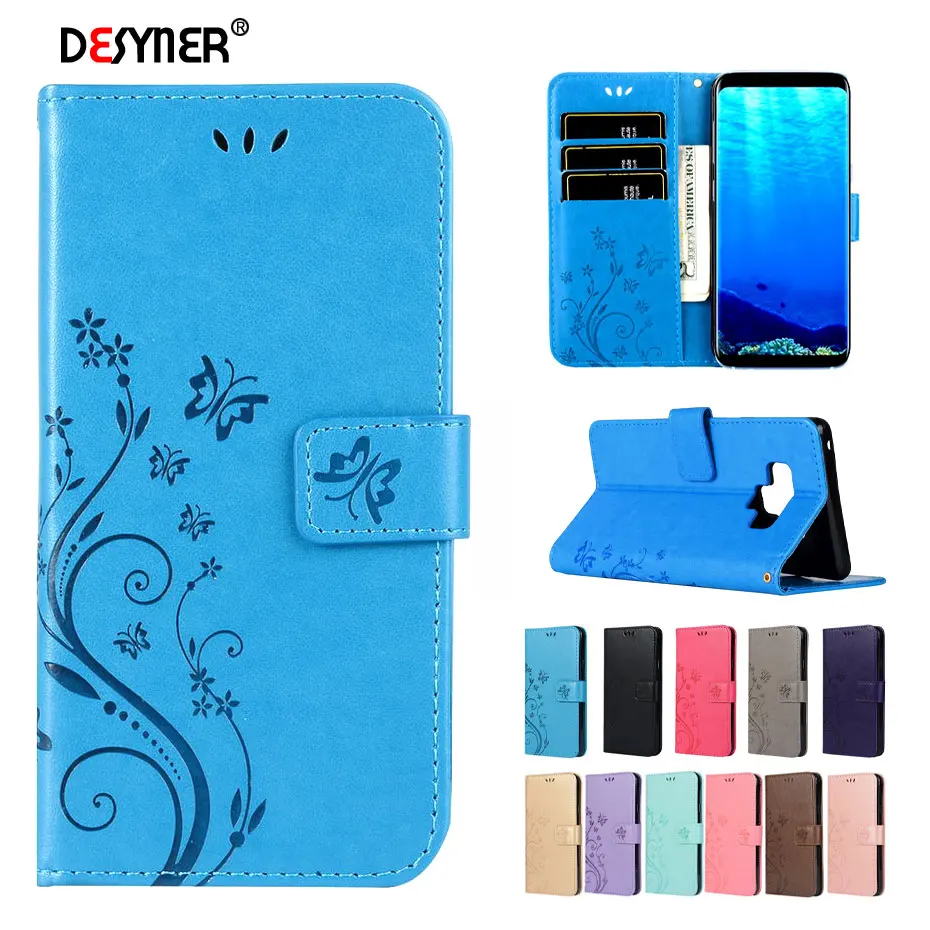 Flip Wallet Leather Case For Samsung Galaxy S6 S7 S8 S9 A6 A8 A5 2018 Plus J4 J3 J5 J6 J7 2017 Note 8 9 Phone Cover | Мобильные