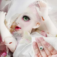 BJD глаза светло-зеленый блеск цвет DIY plalstic BJD глазные яблоки 12 мм 14 мм 16 мм 18 мм 20 мм 22 мм круглые sd msd BJD глаза 1/3 1/4 кукла 1/6