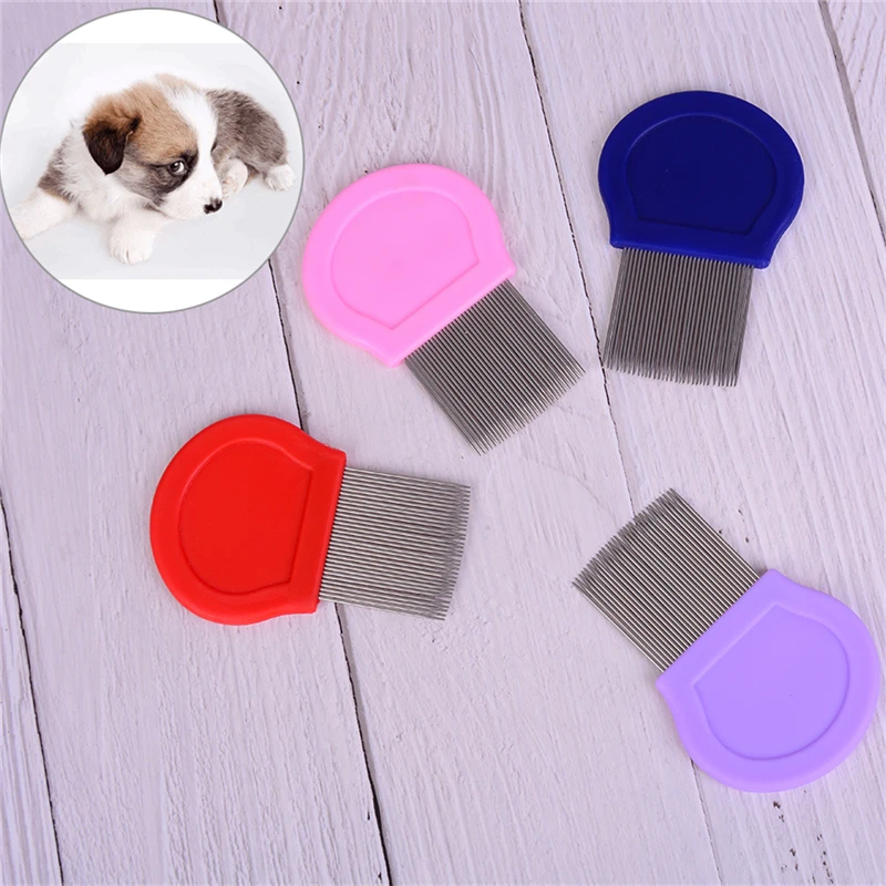 1PC Stainless Steel Hair Lice Comb Brushes Terminator Fine Egg Dust Nit