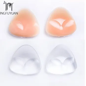 

Triangle Bras Pads Sexy Women Underwear Removable Swimsuit Bikini Bra Pad Magic Nipple Breast Enhancers Silicone Nipple Covers