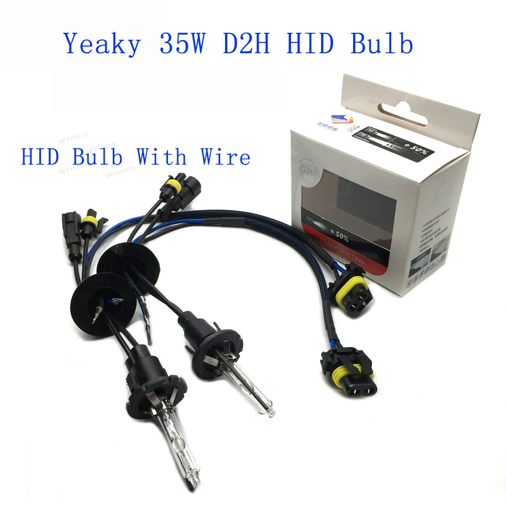 Yeaky 35W 4500K 5500K 6500K Xenon H1 H7 H11 9005 9006 D2H Автомобильные фары HID лампы AC 35W F3 Быстрый старт HID комплект балластов для ксенона