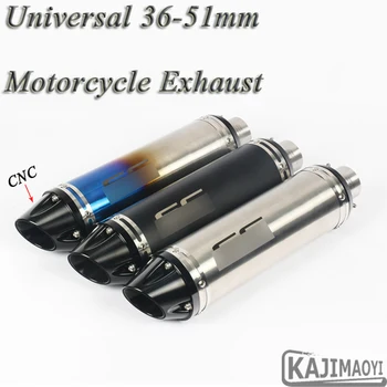 

Universal Motorcycle Exhaust Pipe Escape Modified Motorbike Laser Marking Muffler CNC For ATV ZX6R Ninja300 GSXR600 K7 R6 CBR500