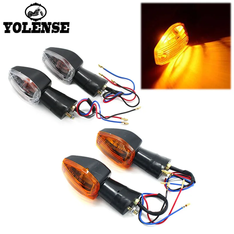 Motorcycle Front & Rear Turn Signal Light Steering Direction Indicator