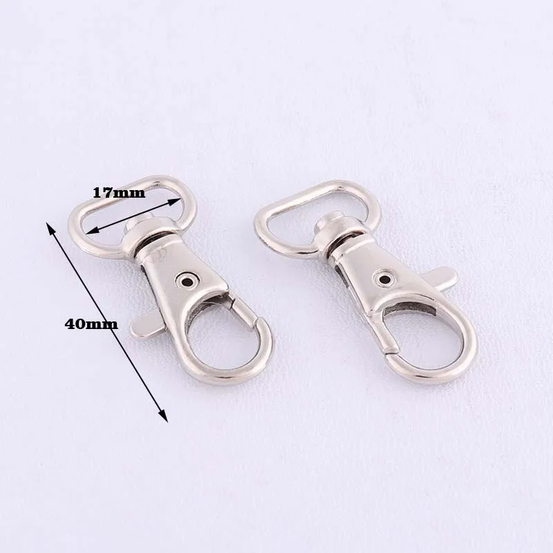

20PCS 40*17mm dog hook snap hook buckle key ring For Backpack webbing