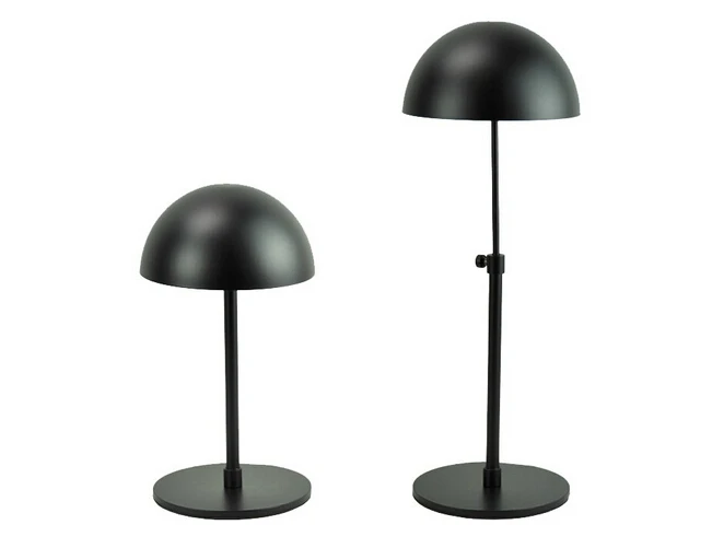 Bake black finished Metal Hat display stand hat display rack hat holder