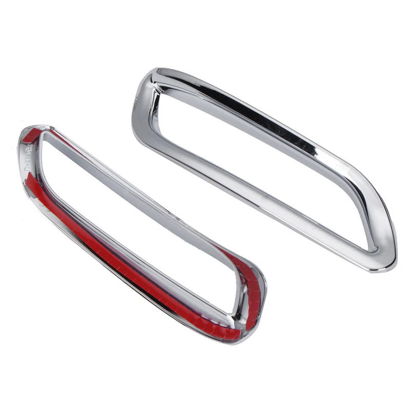 2pcs/set Chrome Rear Tail Fog Light Frame Cover Trim For Toyota Camry 2018