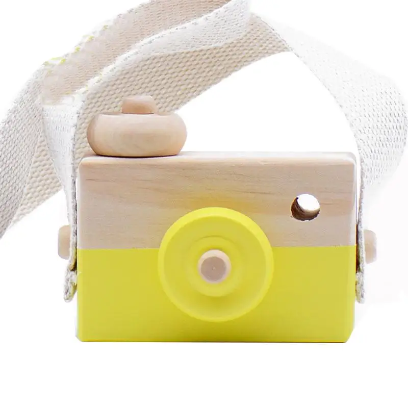 Мини милый лес камера игрушки безопасный Природный игрушка для маленьких детей модные аксессуары для одежды игрушки на день рождения рождественские праздничные подарки - Цвет: Цвет: желтый