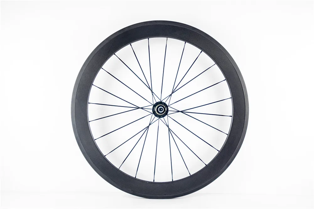 

1pcs New lightest 700C 60mm tubular rims Road Track Fixed Gear bicycle aero 3K UD 12K full carbon bike wheelset carbon Free ship