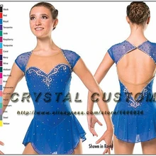 Индивидуальное Фигурное катание на льду платье для девочек изящное Новое Брендовое детское платье для соревнований на коньках DR3436