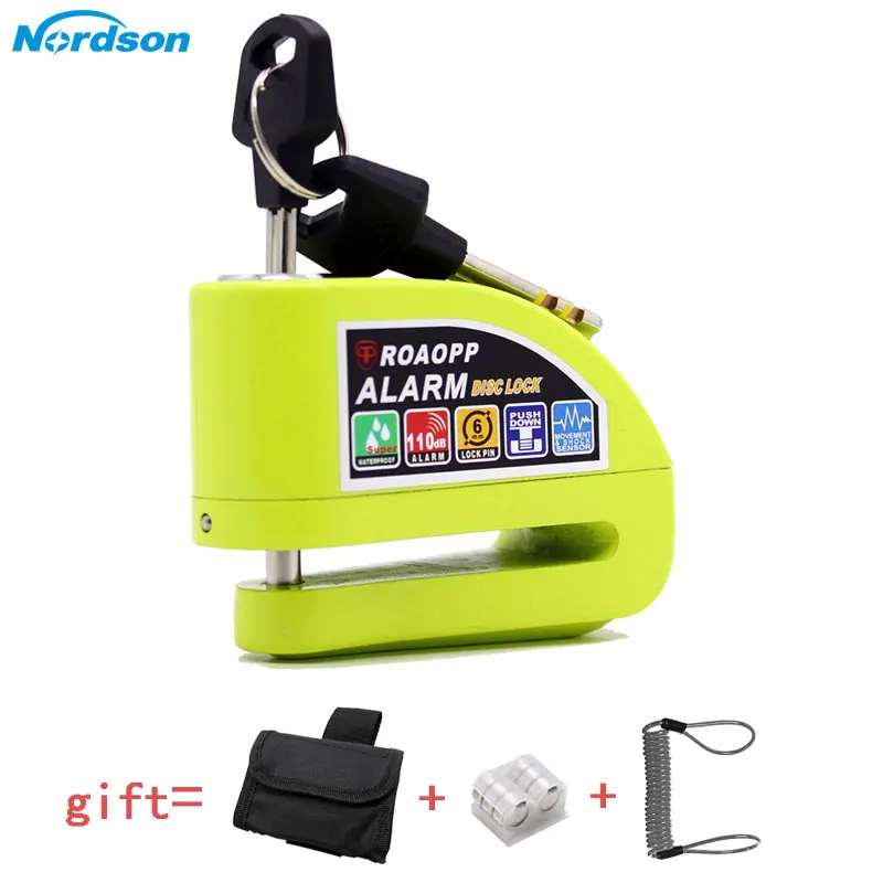 Сигнализация Nordson для мотоцикла 110 дБ Противоугонная сигнализация дисковый
