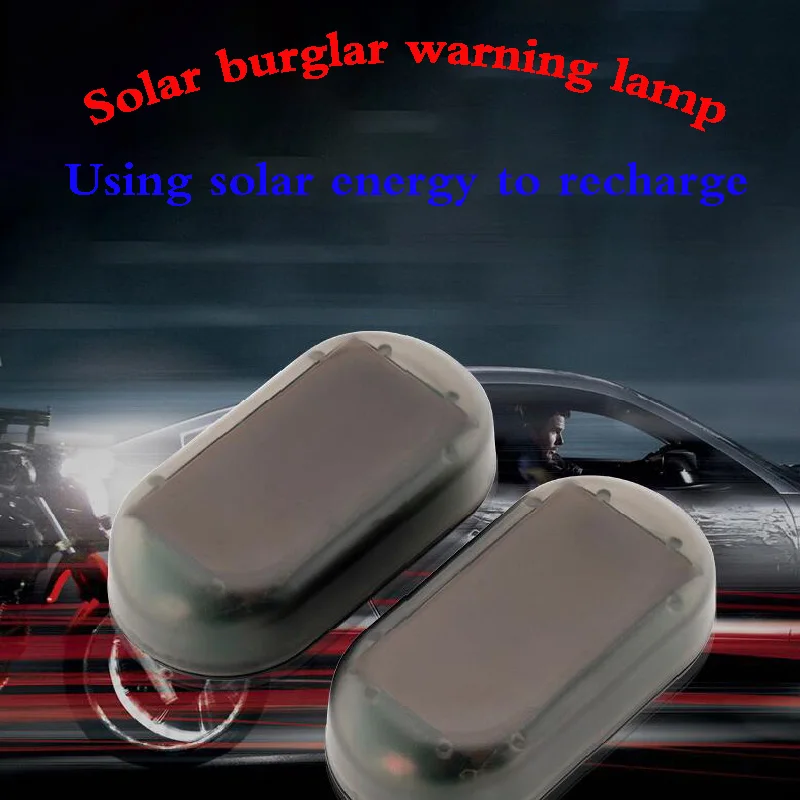 SiKan.1PCS Fake Solar Power Car Alarm Lamp Security System Warning
