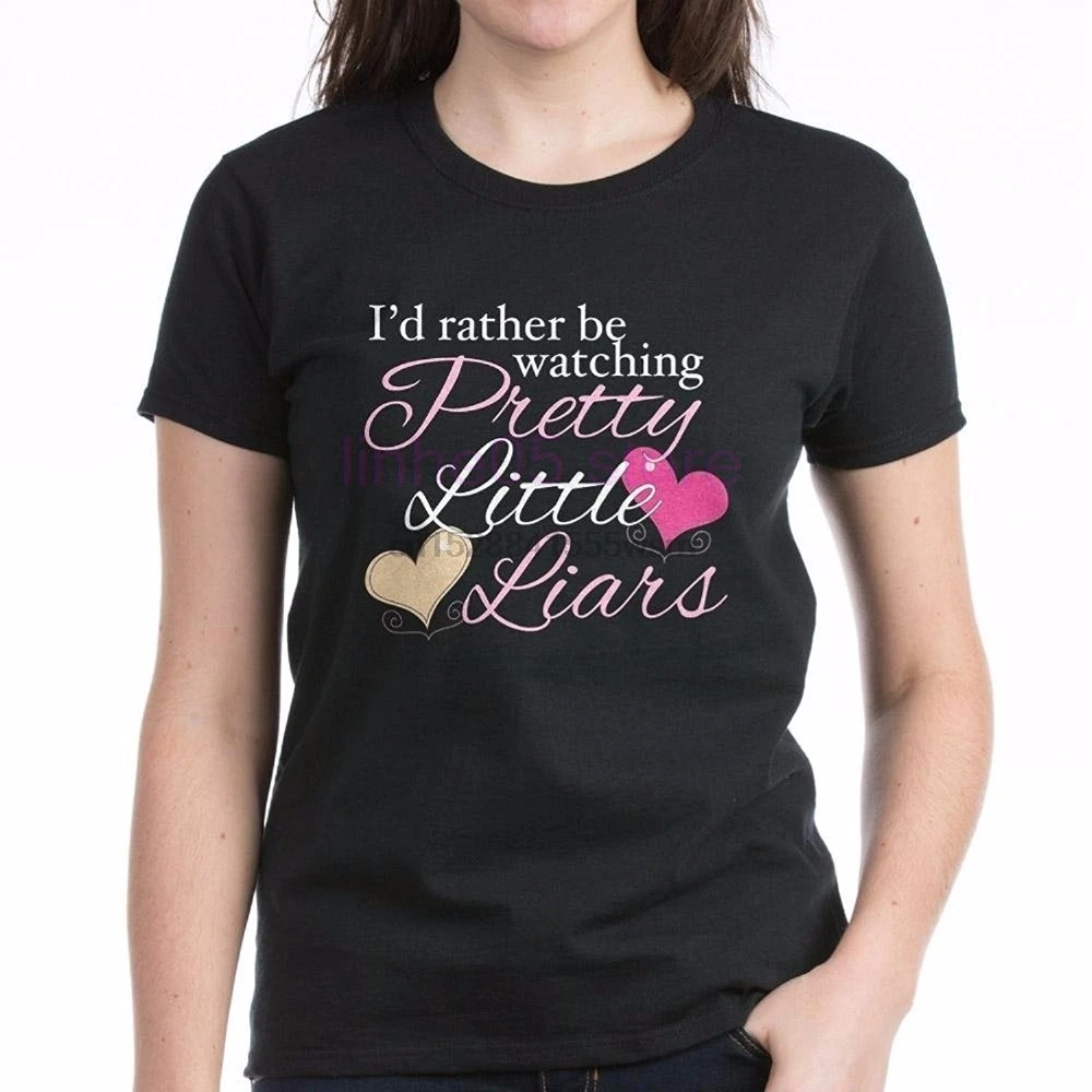

2019 Pretty Little Liars men Dark T Shirt mens Cotton T Shirt Crew Neck Comfortable Soft Classic Tee