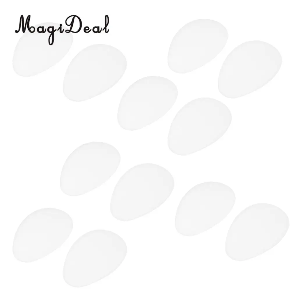 MagiDeal Men Women 6 Pair Shoes Sole Self Adhesive Grip Pad Non-Slip Pad Heels Slippery for Foot Pain Realif Camping Hiking Acce