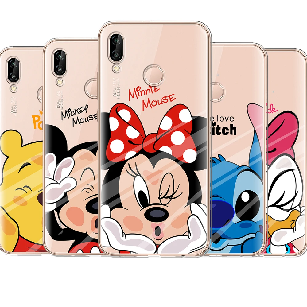 

For Huawei P20 Lite Case Cover Huawei P20 Pro Painting Soft Silicone Phone Back Cover Case For Huawei Nova 3e Bag Case