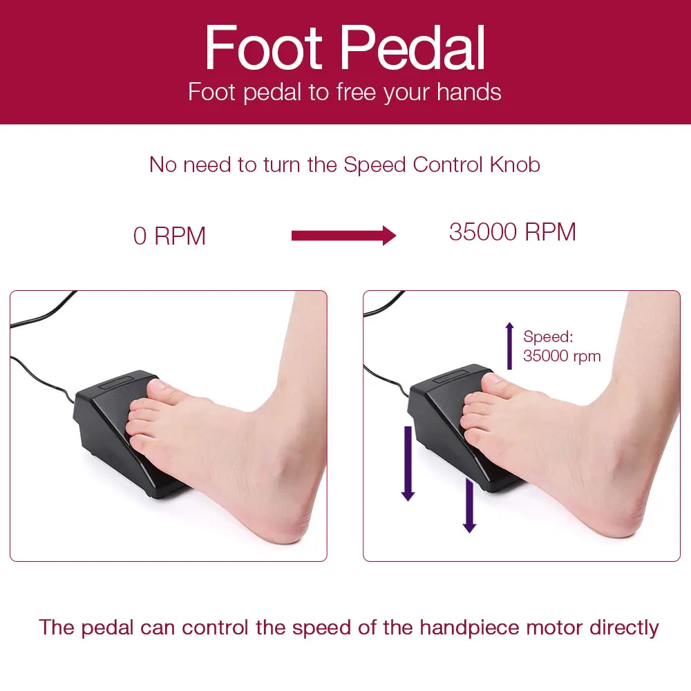 Günstig Fabrik Profis JSDA JD8500 Elektrische Nagel Bohren Maniküre Maschine Werkzeug Pediküre Polierer Nägel Kunst Ausrüstung 65W 35000RPM