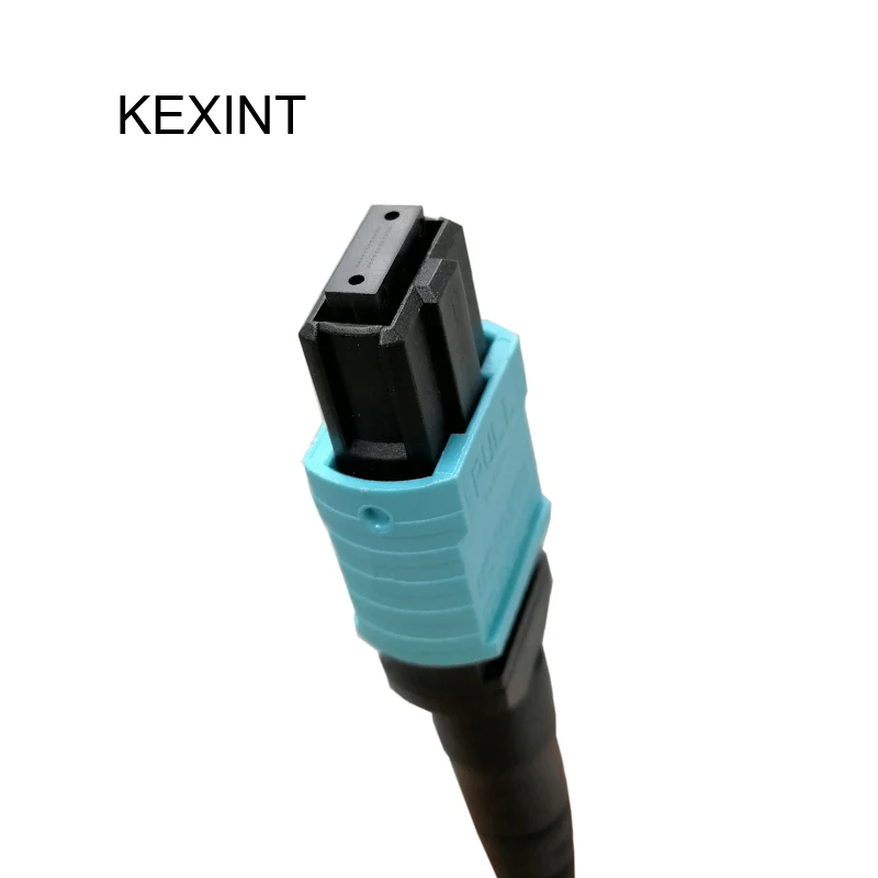 KEXINT волоконно оптический патч корд 24 ядра MTP OM3 Соединительный волоконный кабель