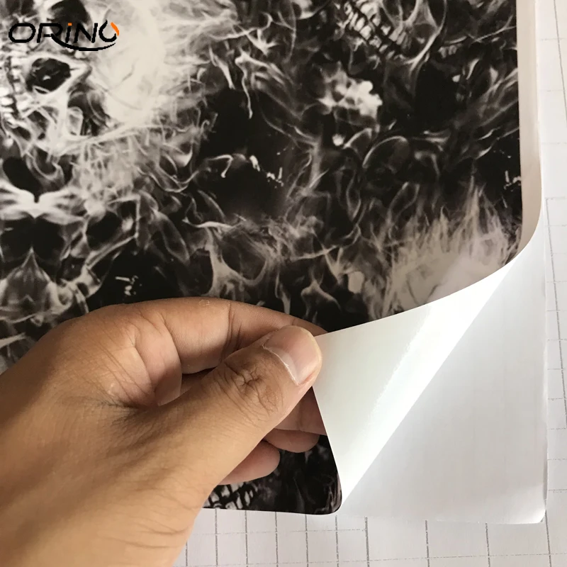 Camouflage Skull Sticker Bomb Vinyl Film-5