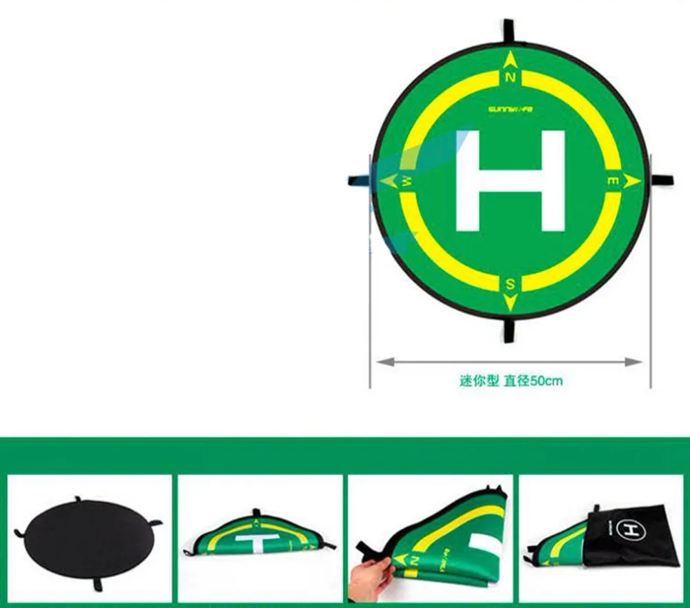 50 см посадочная площадка парковочная зона фартук Вертолетная площадка для DJI Mavic Pro Air MINI Mavic 2 Zoom Spark phantom 3 4 PRO Inspire Yuneec Drone