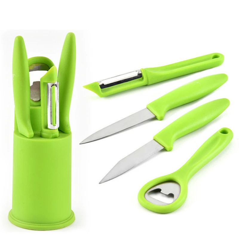 5 Pcs Kitchen Accessories Tools Fruit Knife Peeler Bottle Opener Corkscrew Base Slicing Vegetable Cutter Gadgets Zester Graters | Дом и сад