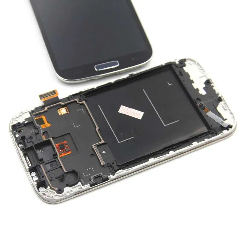 Синий ЖК дисплей Дисплей Замена Экран для samsung S4 i9500 i9505 с дигитайзер Рамка в сборе
