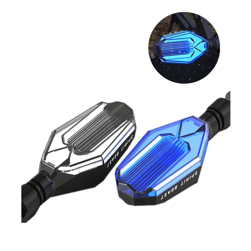 

SPIRIT BEAST Motorcycle LED Signal Lamp Turn Ipx6 Waterproof 12V Lights Modified Decorative Signal Lights