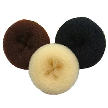 1 шт. Большой 9,5-10 см, модные Красота пончик для укладки волос волосы щипцы для волос резинка для прически пучок