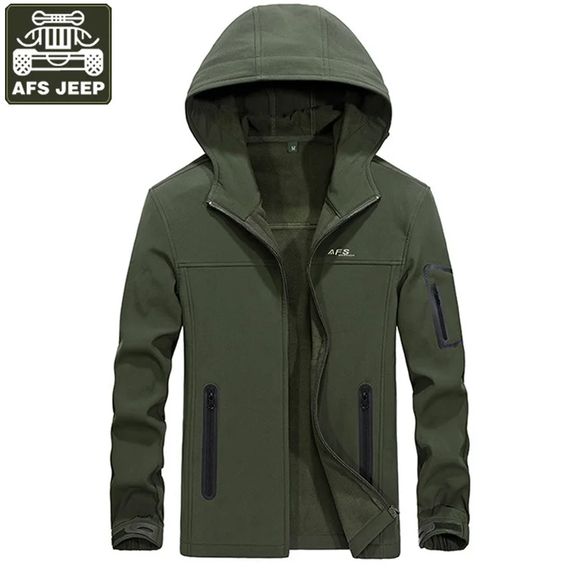 Aliexpress.com : Buy AFS JEEP Brand 2018 New Winter Jacket Men Fleece ...