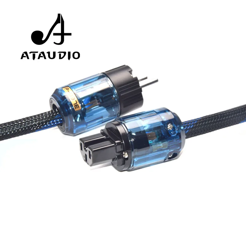 ATAUDIO кабель питания Hi Fi с европейской вилкой высокопроизводительный для