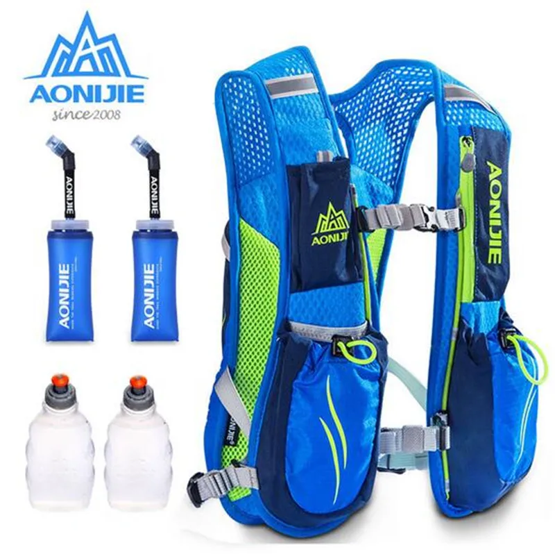 

AONIJIE Running Marathon Hydration Nylon 5.5L Outdoor Running Bags Hiking Backpack Vest Marathon Cycling Backpack