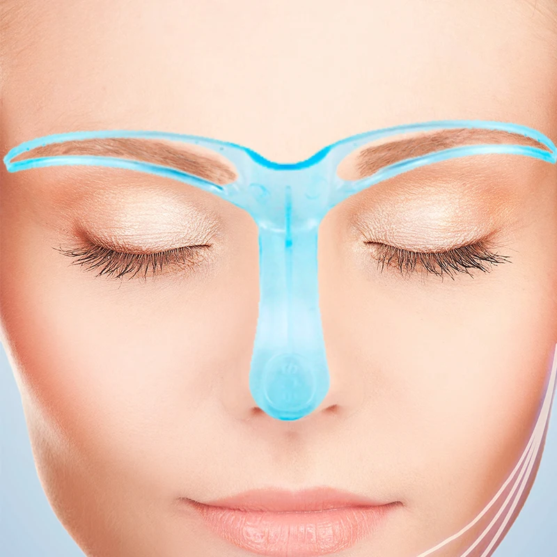 

Useful Easy To Use Eyebrow Stencil Makeup KIt DIY Template Stencil Shaping Tool