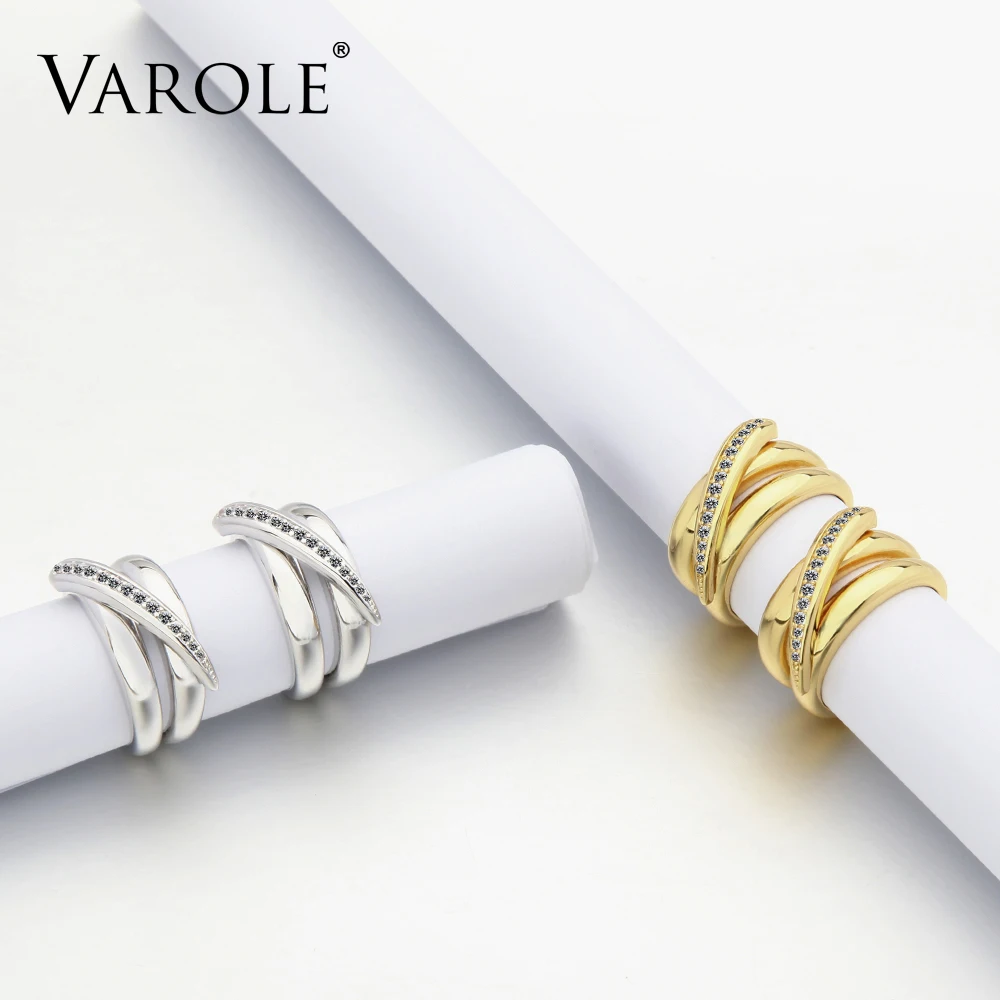 Новое поступление обручальные кольца VAROLE золотого цвета для женщин женские