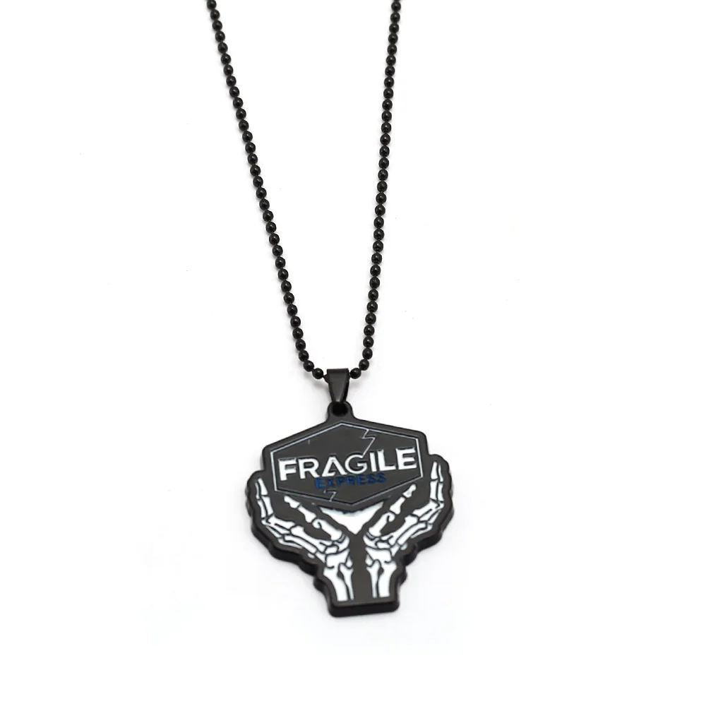 Death Stranding Necklace Metal Pendant Game Necklaces Link Chains Men