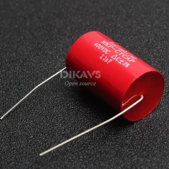 

1Pcs Audiophiler Axial MKP 3.3uF 400v DC HIFI DIY Audio Grade Capacitor for Tube Guitar Amps